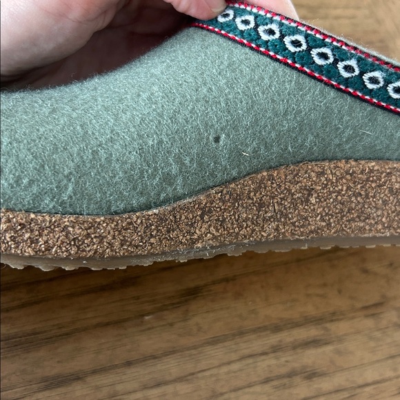 Haflinger Green Wool clogs - Picture 9 of 9